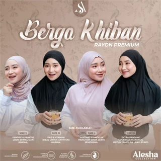 ALSHA - Kaniya Bergo Khiban Bandana Tali Rayon Viscose Size S/M/L/XL