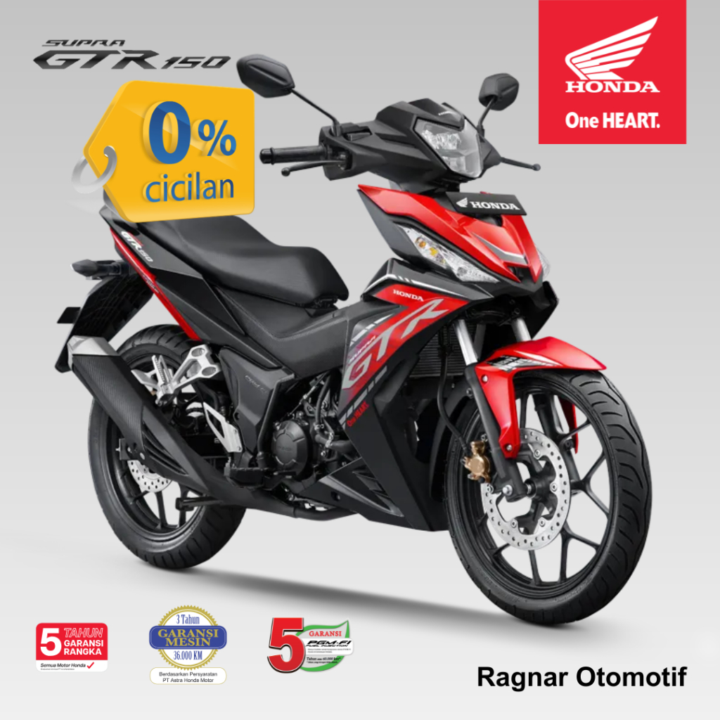 Sepeda Motor Honda Supra GTR 150 Baru New Asli Original Bergaransi Resmi 100%