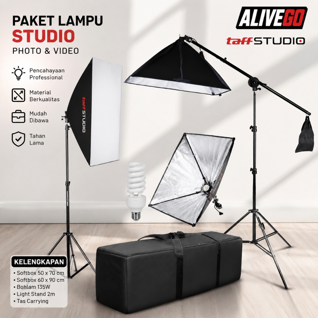 Jual Lampu Studio Terlengkap & Harga Terbaru Oktober 2026 | Shopee ...