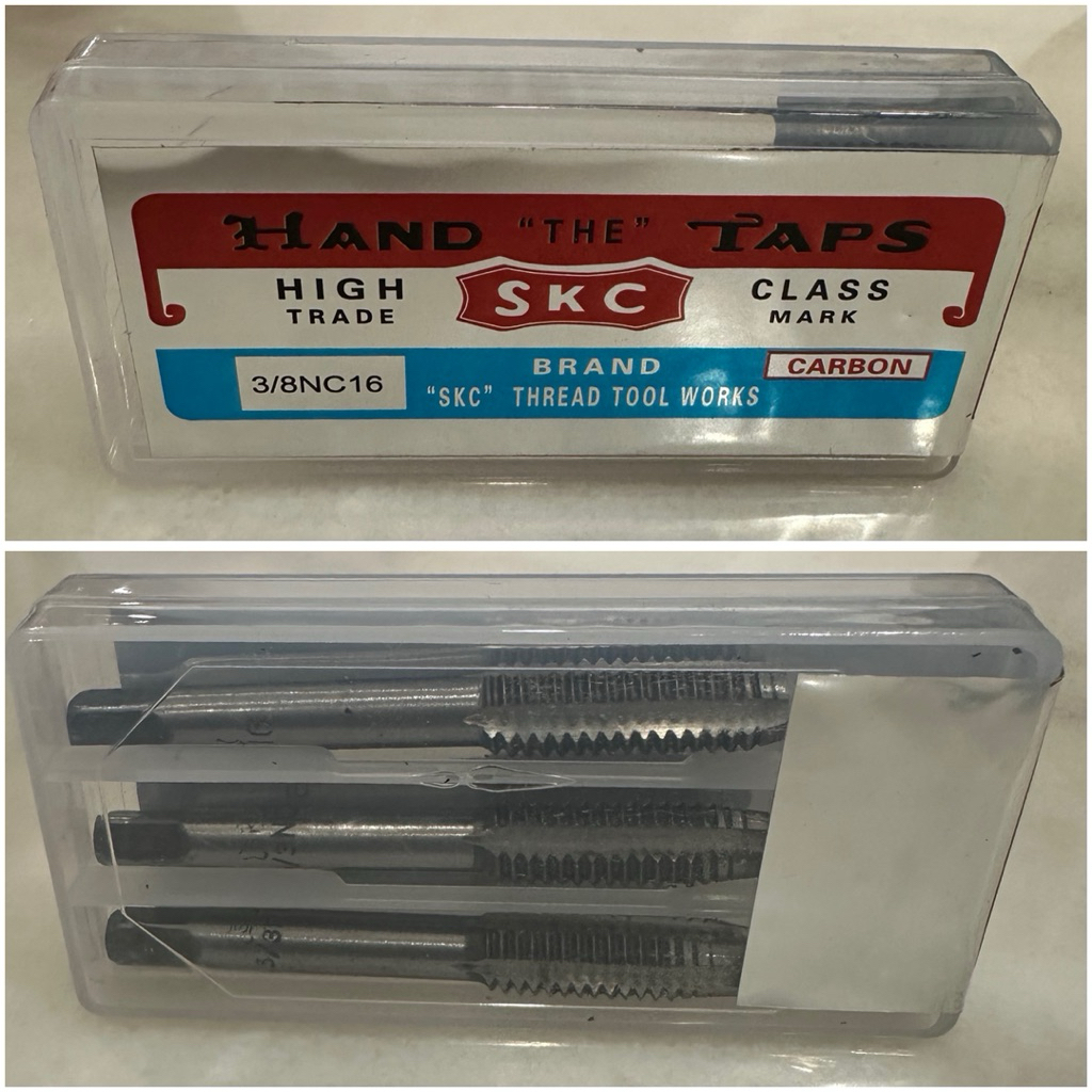 Jual 3/8”x16g Mata taps drat 3/8 x 16 hand tap skc 3/8x16 hand tap ...