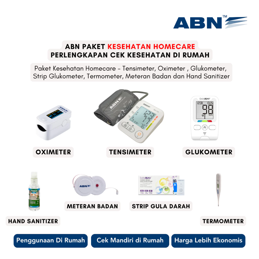 Rekomendasi ABN Paket Kesehatan Homecare: Alat Cek di Rumah