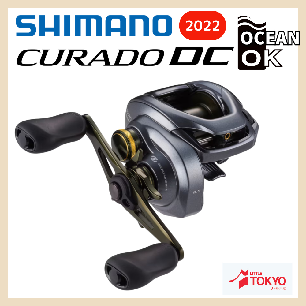 Reel Pancing Shimano CURADO DC 201XG / 201HG 2022 HANDLE KIRI BC Baitcasting Original Made In Japan