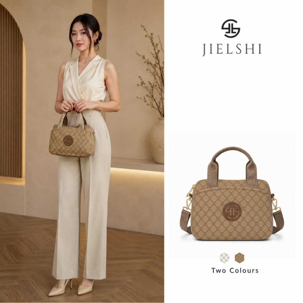 JIELSHI Tas Selempang Wanita SASKIA 11605 Sling bag Premium Bahan Kulit PU
