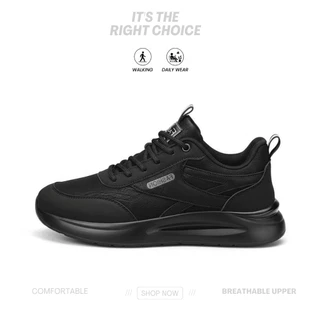 Yokohama Sneakers Pria Wanita Kasual Hitam