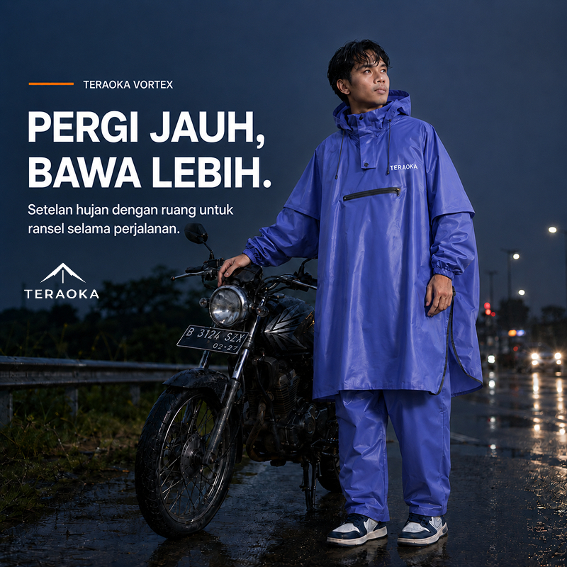 Jas Hujan Setelan TERAOKA VORTEX Pro foto 1