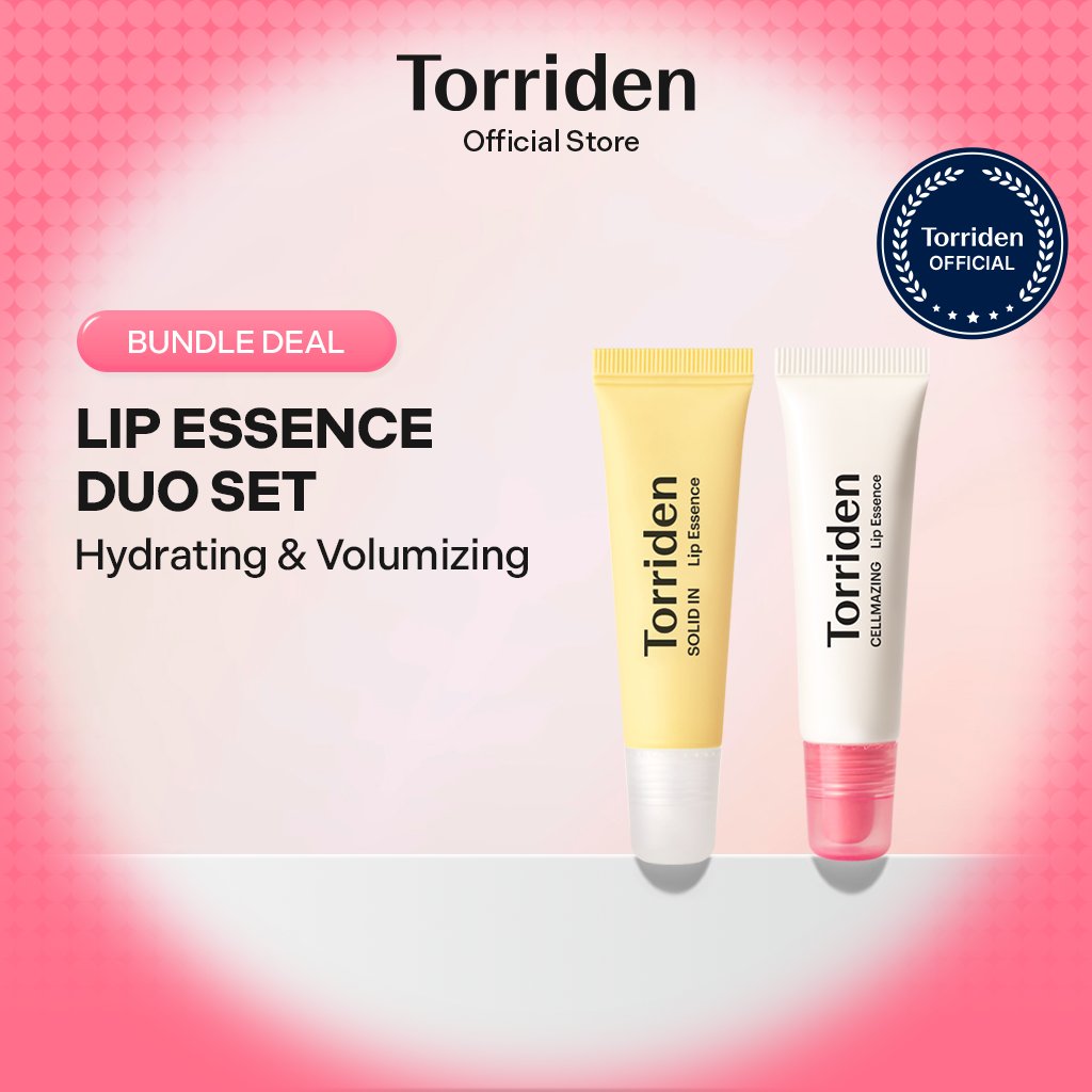 [LIP DUO SET] TORRIDEN SOLID IN Lip Essence + CELLMAZING Lip Essence | Melembabkan Tahan Lama dan Memberi Volume Bibir