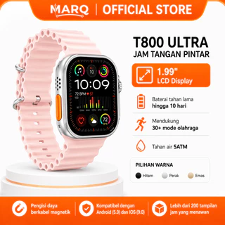 Smartwatch Olahraga T800 ULTRA Layar 1.99 LCD Bluetooth Call HD Monitor Jantung SpO2 Tekanan Darah 30+ Mode Latihan 5ATM Tahan Air Rekam Langkah Kalori