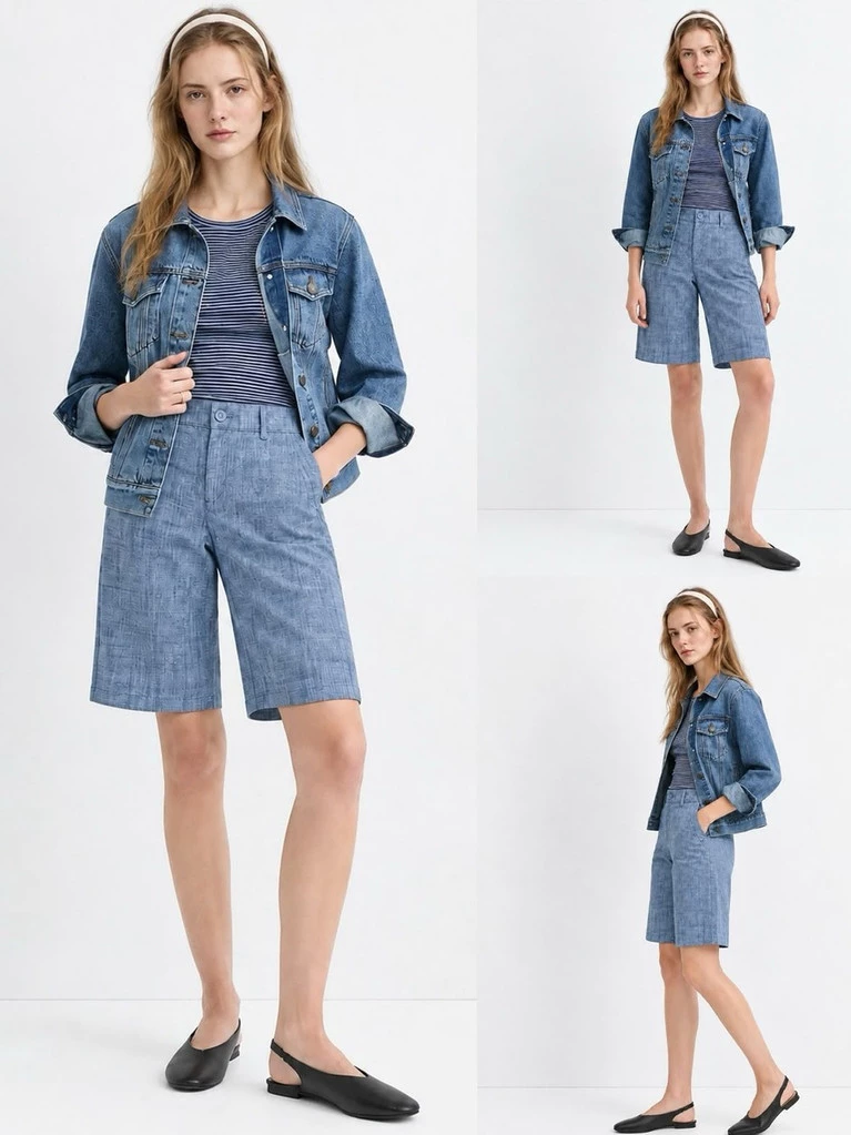 Celana Pendek Wanita LF Women's Bermuda Shorts - 8063
