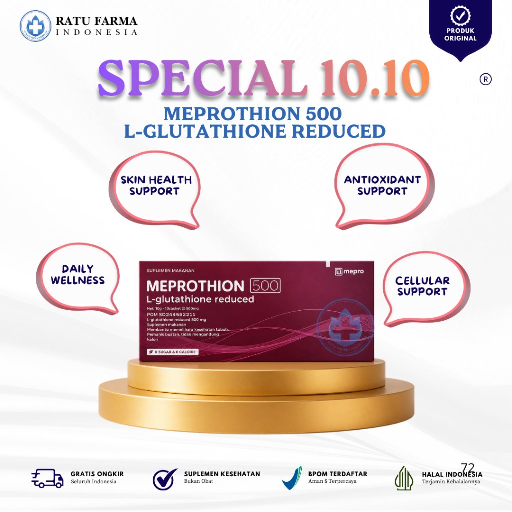 jual glutathione kapsul 1 Box Meprothion 500 l-glutathione 30 Dewasa Glutathione (GSH) redox cycle