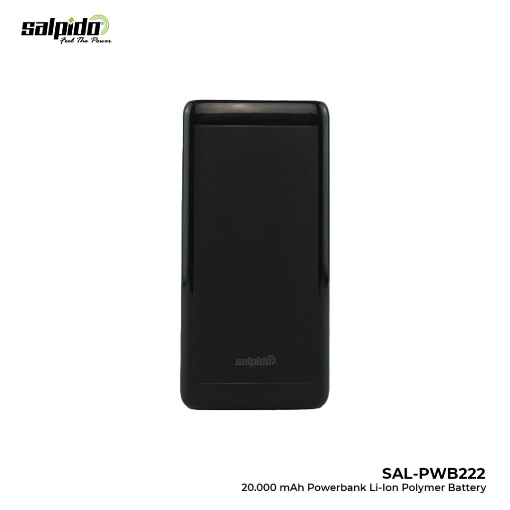 Salpido Power Bank SAL-PWB222 Digital Display 20000 mah Fast Charge Type-C PD Input Output 22.5W / 20W Portable Charger Original