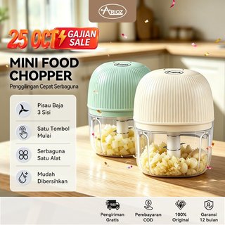 Jual ARIOZ Chopper Mini Blender 250ml Penggiling Bumbu Elektrik Dapur ...