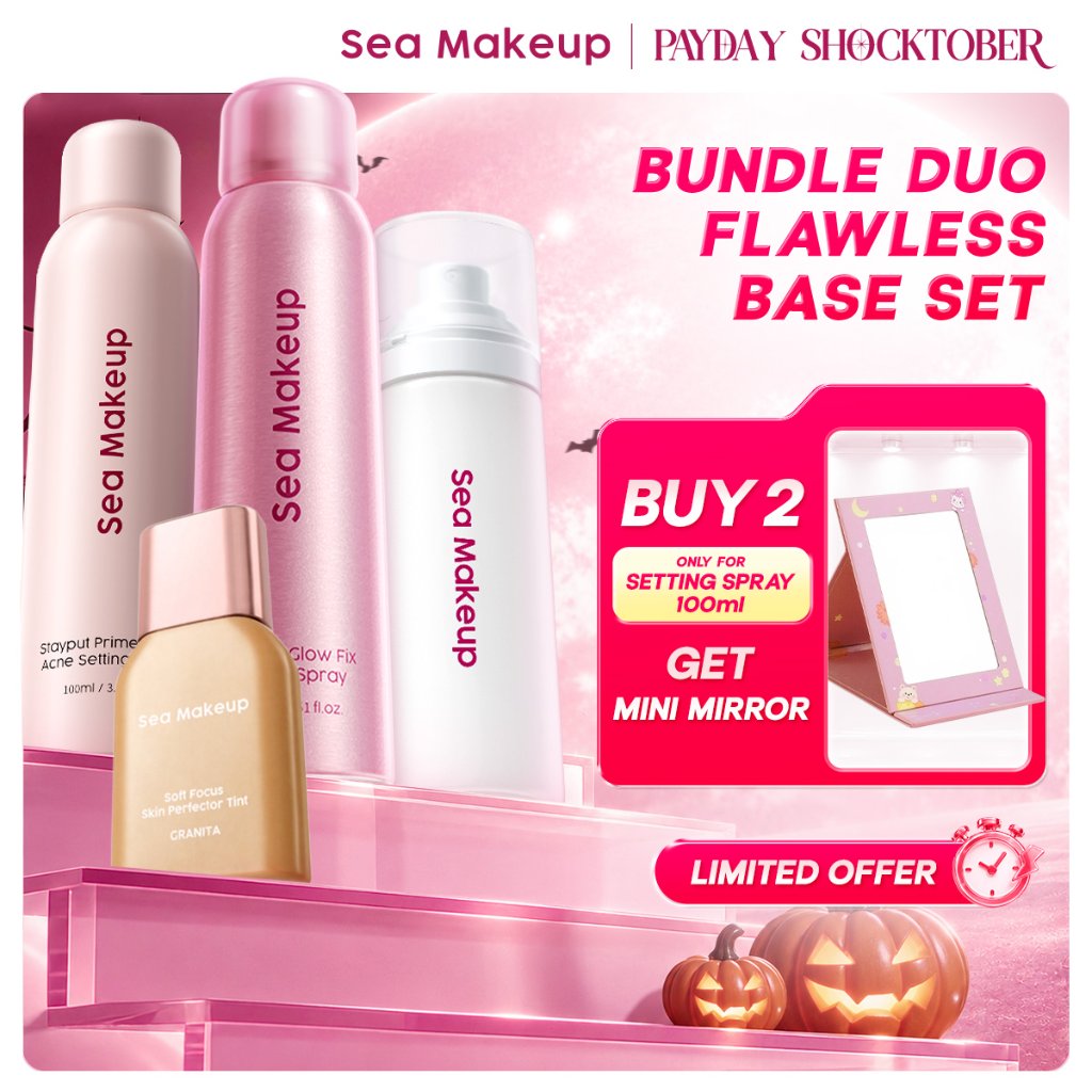 Jual [FREE MINI MIRROR 100ml ONLY] Sea Makeup Perfect Duo - Bundle 2in1 ...