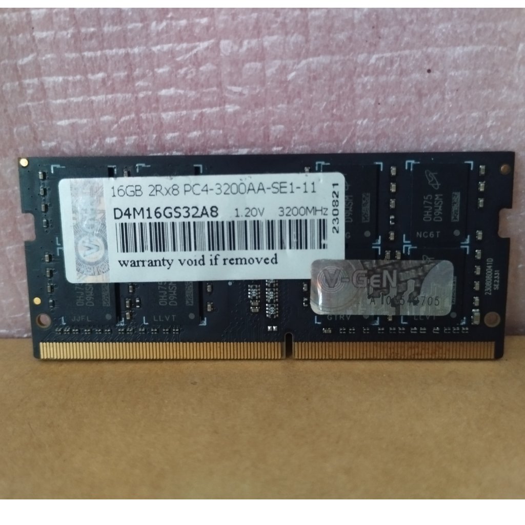Jual MEMORI LAPTOP GAMING SODIM DDR4 3200Mhz 16GB VGEN PLATINUM ...