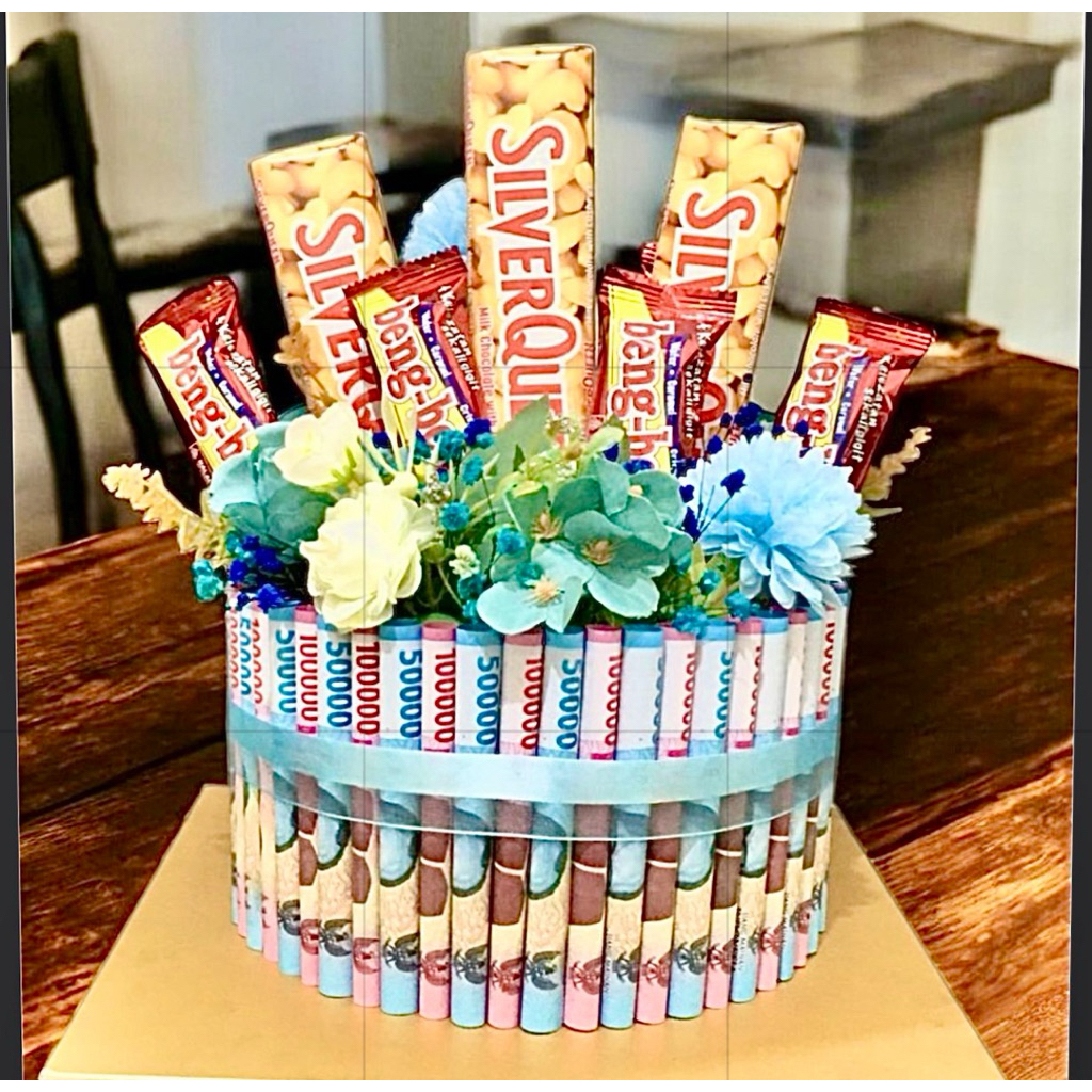Jual Buket uang Kue ulang tahun Money Cake / Money Bouquet Hadiah Ulang  Tahun / Anniversary | Shopee Indonesia