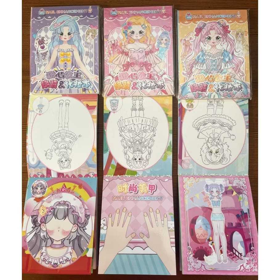 Jual Buku Stiker Ganti Muka + Mewarnai Sticker Ganti Muka (1 Buku Isi ...