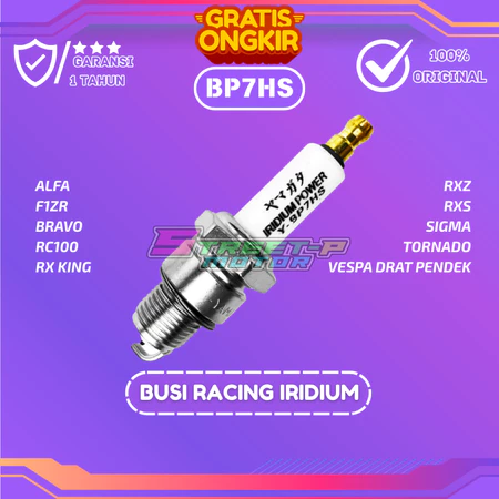 Busi Racing Iridium Asli Tahan Lama Efisien Hemat Bahan Bakar
