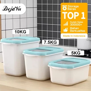 Dejavu Dispenser Beras/Tempat Beras Serbaguna Tempat Wadah Penyimpanan Makanan/Beras Beras HSB148