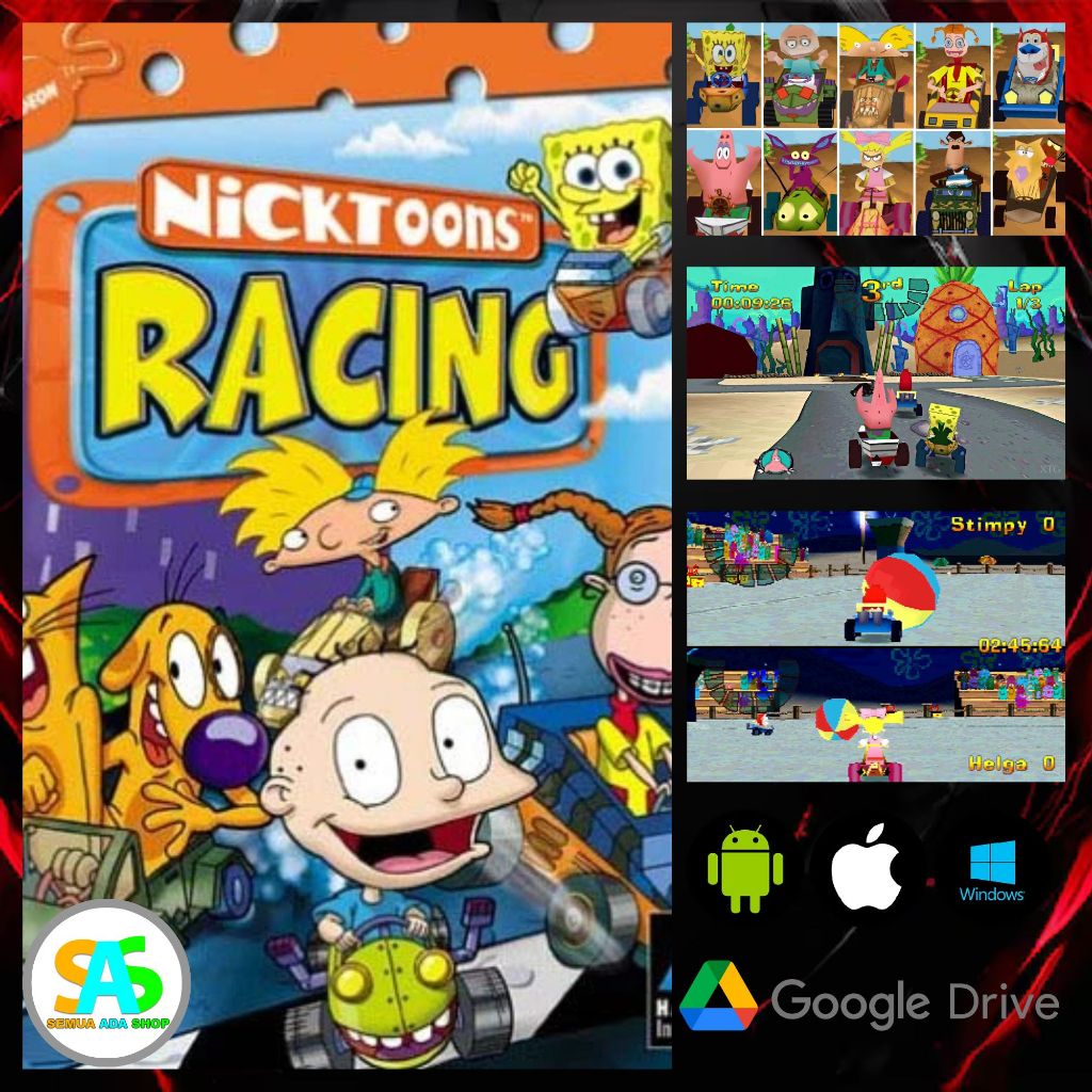 Jual Nicktoons Racing PS1 GAME MAINKAN DI PC | ANDROID | IOS | Shopee ...