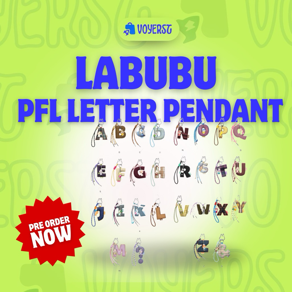 Jual [READY STOCK] LABUBU THE MONSTERS PIN FOR LOVE SERIES LETTER ...