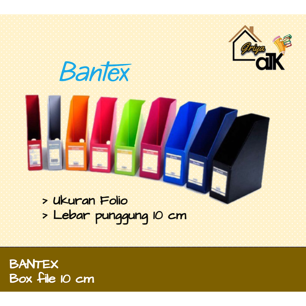 Jual BANTEX BOX FILE JUMBO / DOKUMEN KEEPER F4 4011 FOLIO - 10CM ANEKA ...