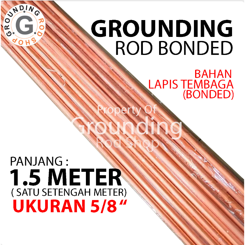 Jual Rod Bonded 5/8 x 1,5 Meter Bahan Lapis Tembaga / Stik Rod | Shopee ...