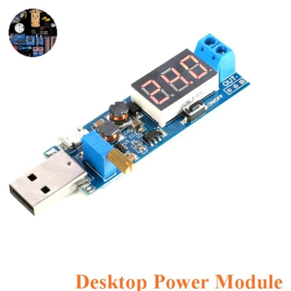 Jual DC-DC USB Boost step up Power Regulator Module 5V to 3.3V 9V 12V ...