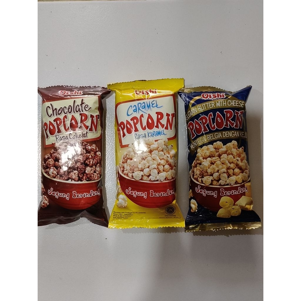 Jual Oishi Popcorn Aneka Rasa (harga satuan) | Shopee Indonesia