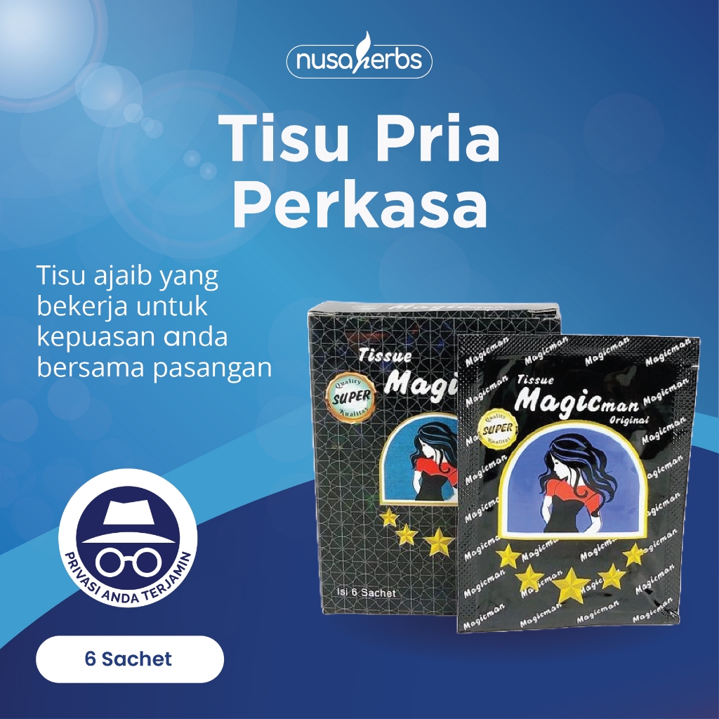 Jual Tisu Magic Man Original - 6 Sachets - Super Magic | Shopee Indonesia