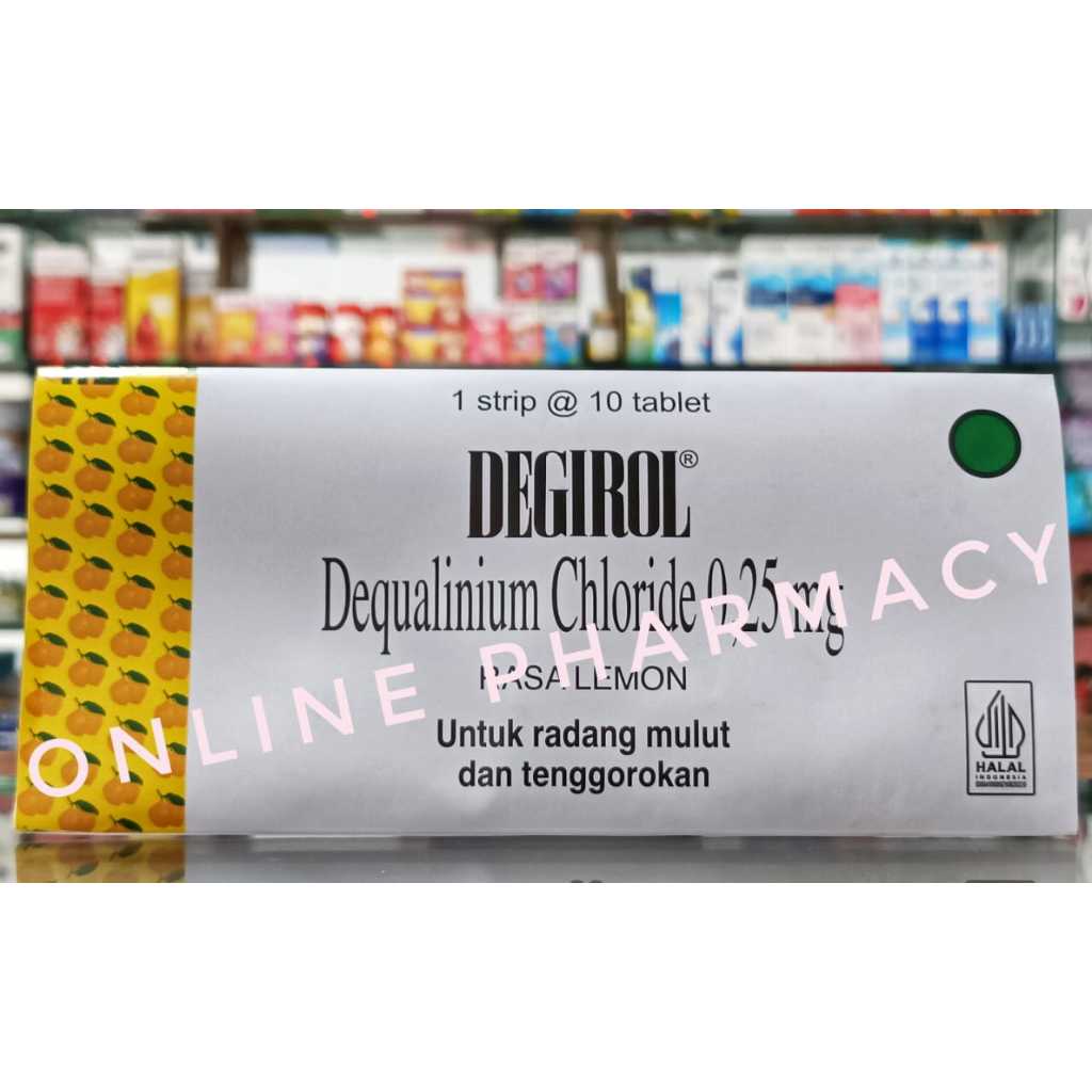 Jual Degirol 𝟏 𝐒𝐓𝐑𝐈𝐏 𝐈𝐒𝐈 𝟏𝟎 𝐓𝐀𝐁𝐋𝐄𝐓 - Meredakan Radang Mulut dan ...