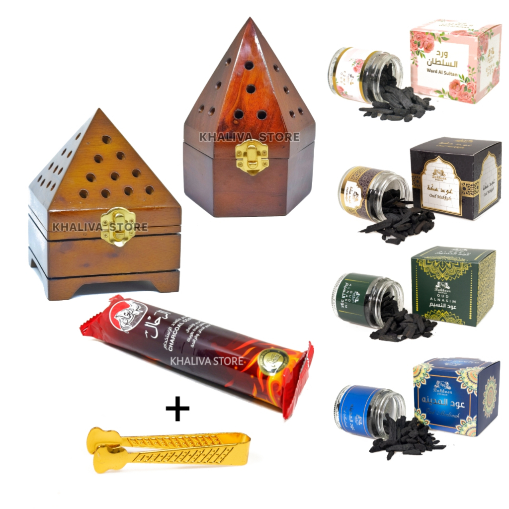 Jual Paket Bukhur PREMIUM 4in1 Prapen Kayu Jati Buhur Dupa Arab ...