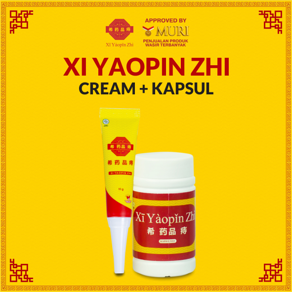 XI YAOPIN ZHI Salep dan Kapsul Obat Ambeien Wasir Stadium 3 4 Bengkak dan Radang