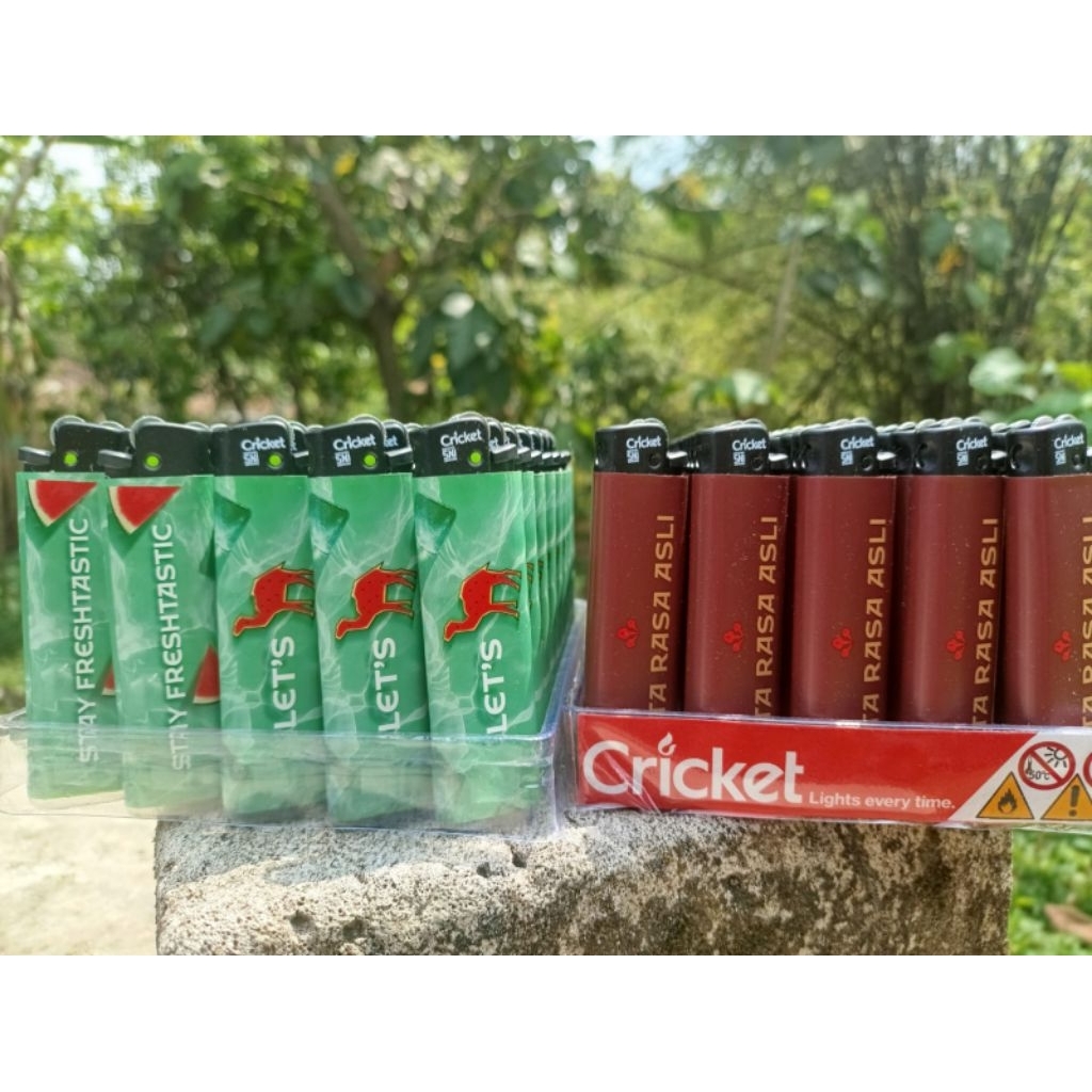 Jual Korek cricket roda original ~ 1 box isi 50 pcs || cricket camel ...