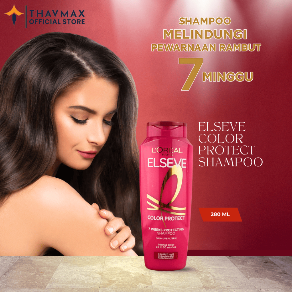 Jual Loreal Elseve Color Protect Shampoo 280ML | Shopee Indonesia
