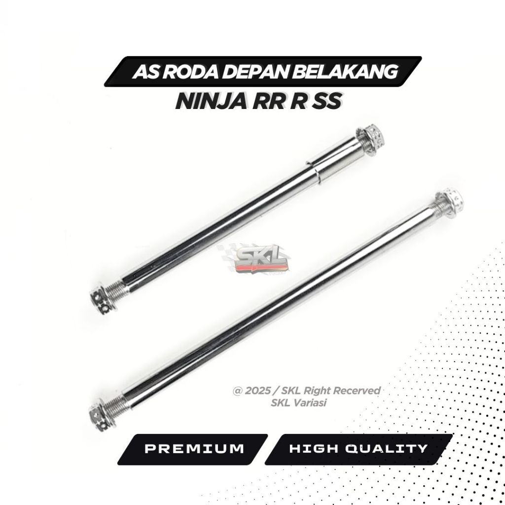 Jual As Roda Ninja RR R SS Depan Belakang Besi Tebal Finishing Full ...