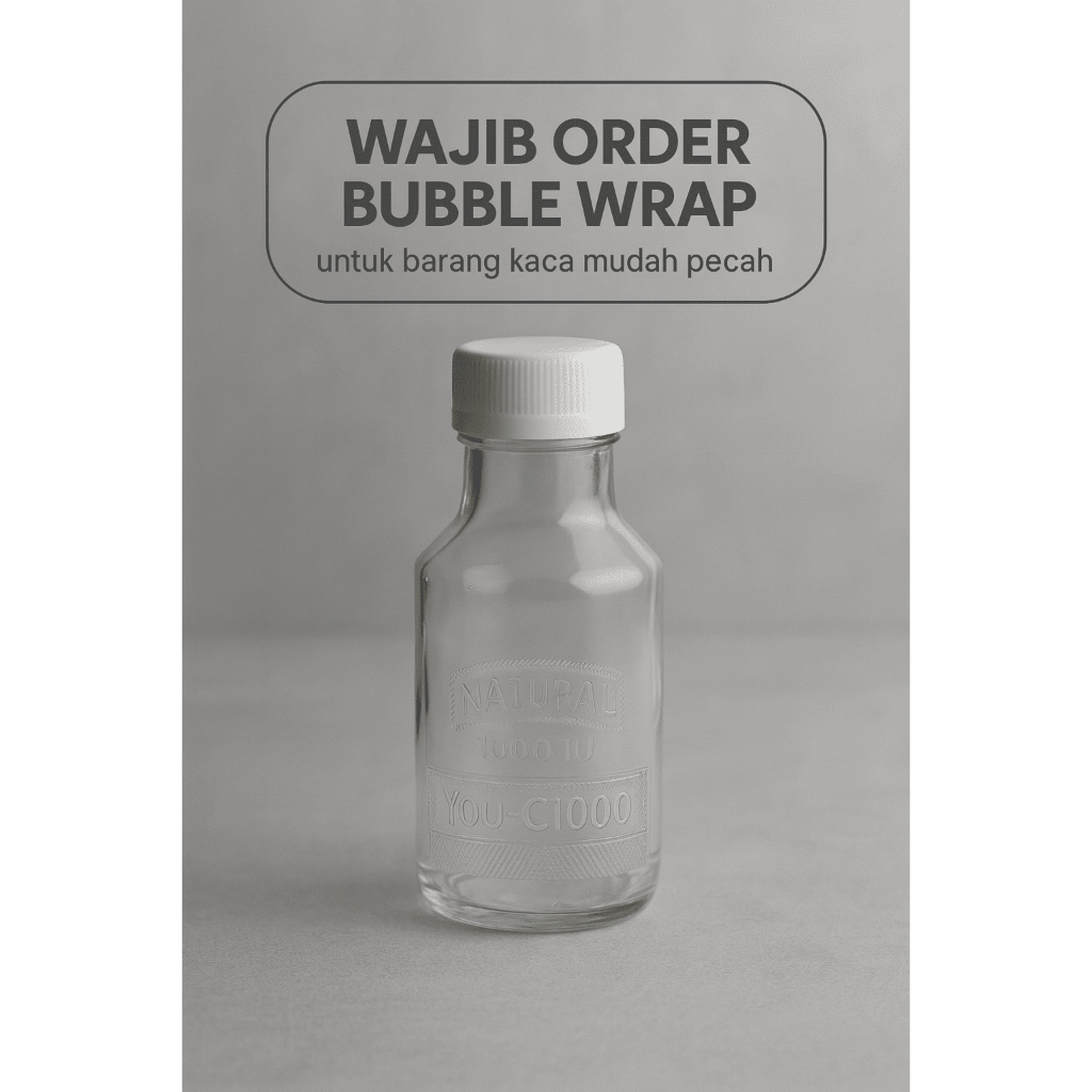 Jual Botol Kaca UC 100 ml botol uc 1000 botol kaca yu c1000 | Shopee ...