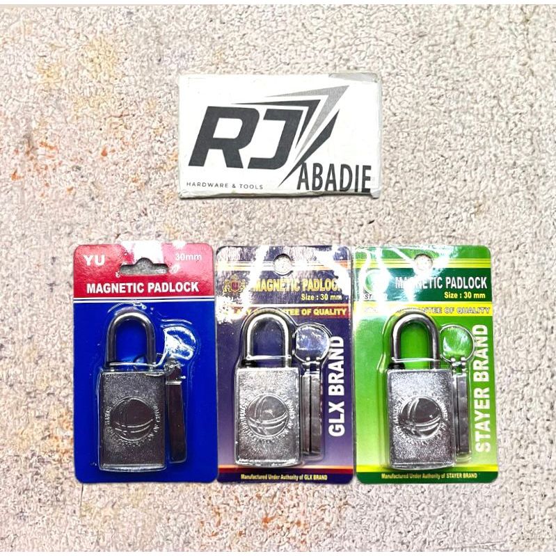 Jual Gembok Magnit Magnent Magnetic Padlock GLX / STAYER / YU 30mm ...