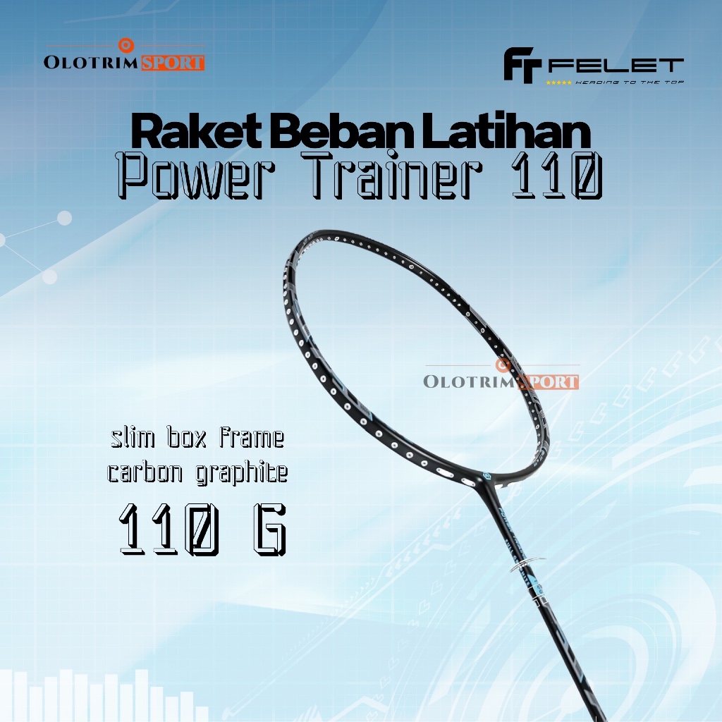 Jual Raket Badminton Latihan Power FELET TRAINER Berat Beban 90