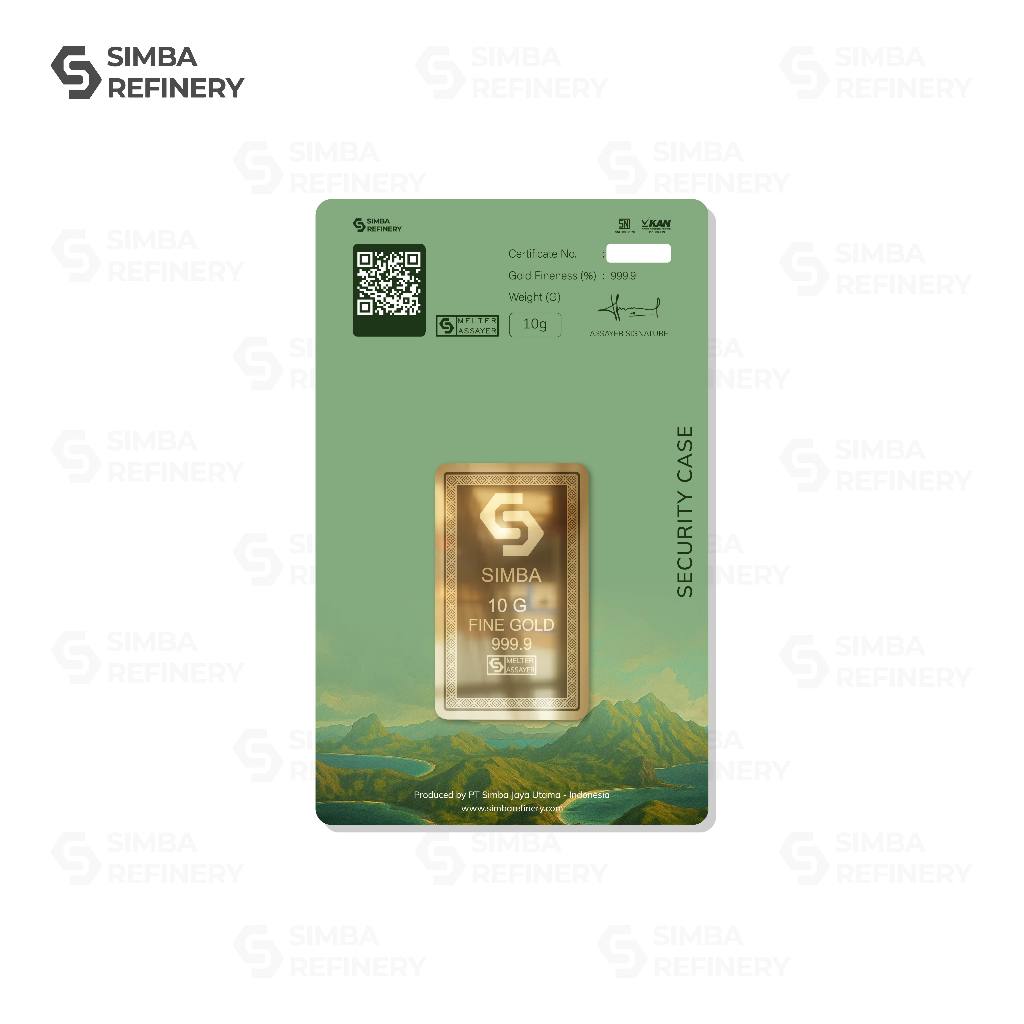 Jual Simba Refinery Logam Mulia 10 Gram Series Nusantara (Komodo ...