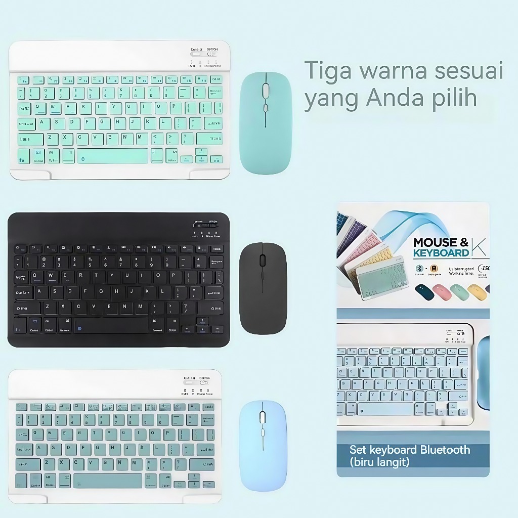 Jual Keyboard Terbaru Keyboard Wireless Cocok untuk Laptop dan Komputer ...