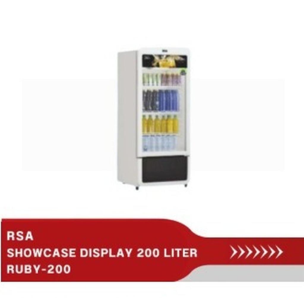 Jual RSA Kulkas Showcase RUBY 200 Liter RUBY200 Garansi Resmi | Shopee ...