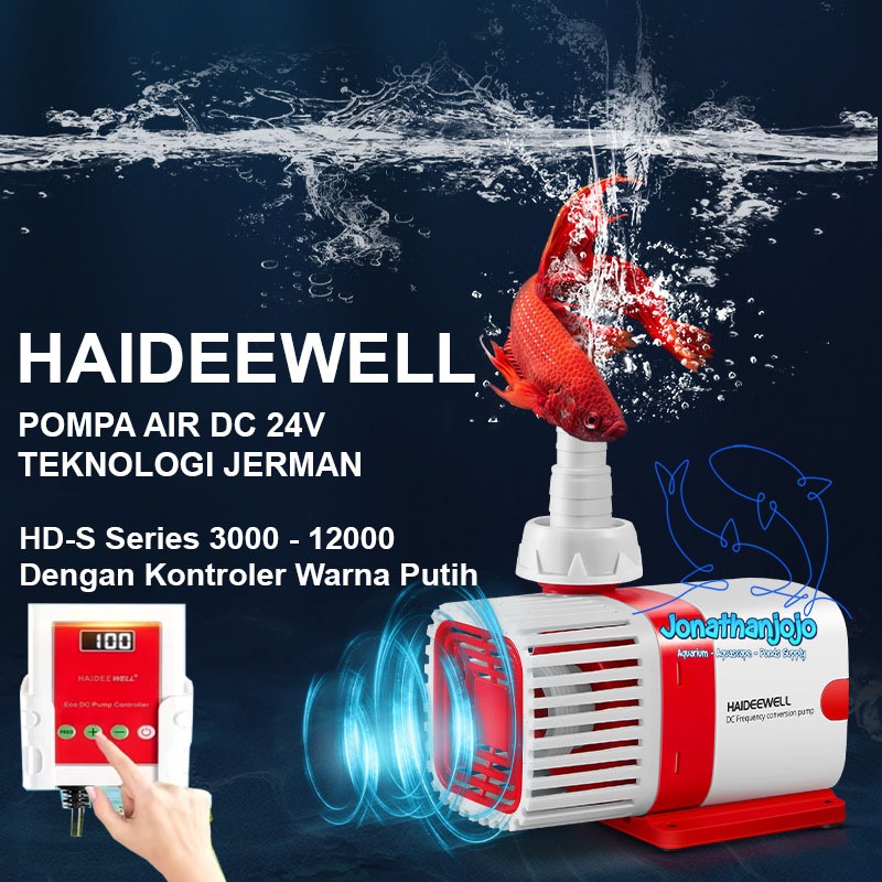 Jual HAIDEEWELL Pompa Air DC 24v Hemat listrik 3Pawns Filter Aquarium ...