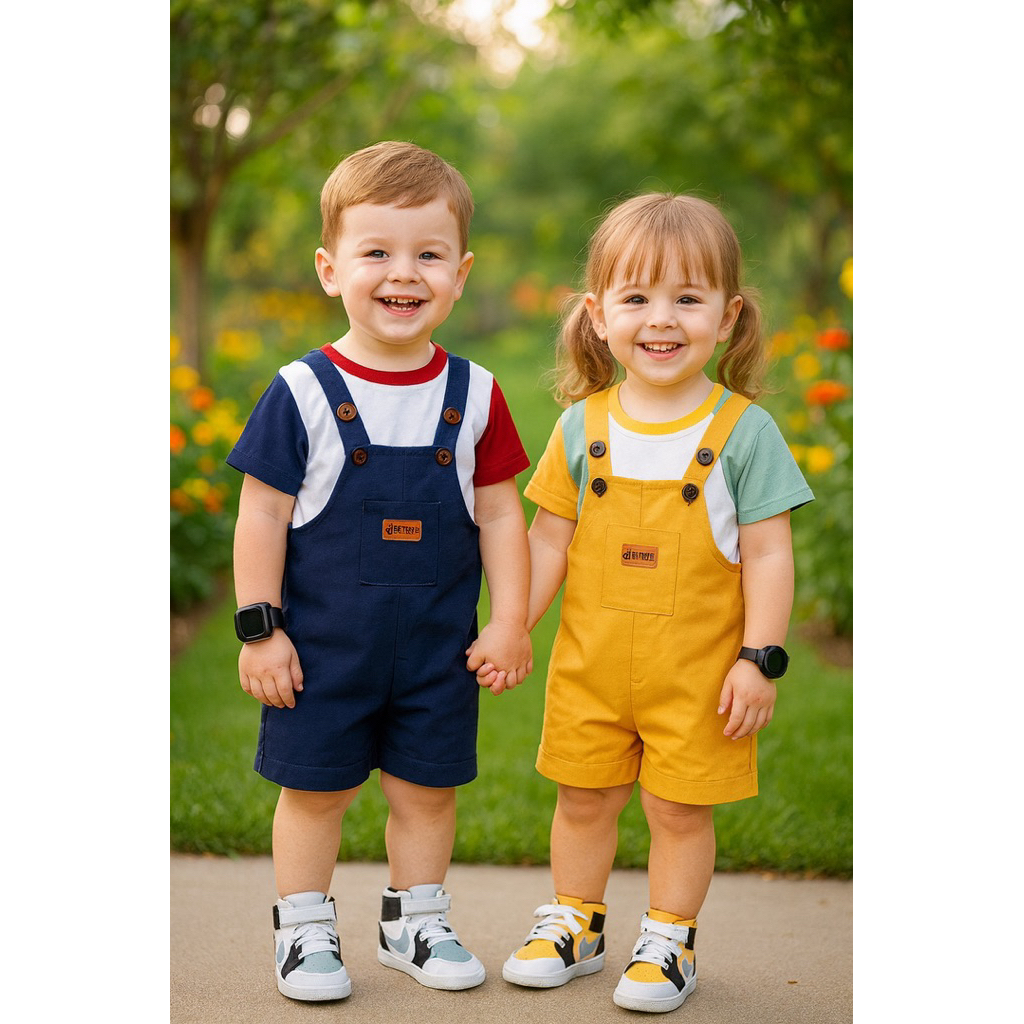 Jual Setelan Distro Overall Anak Unisek untuk Petualangan Si Kecil ...