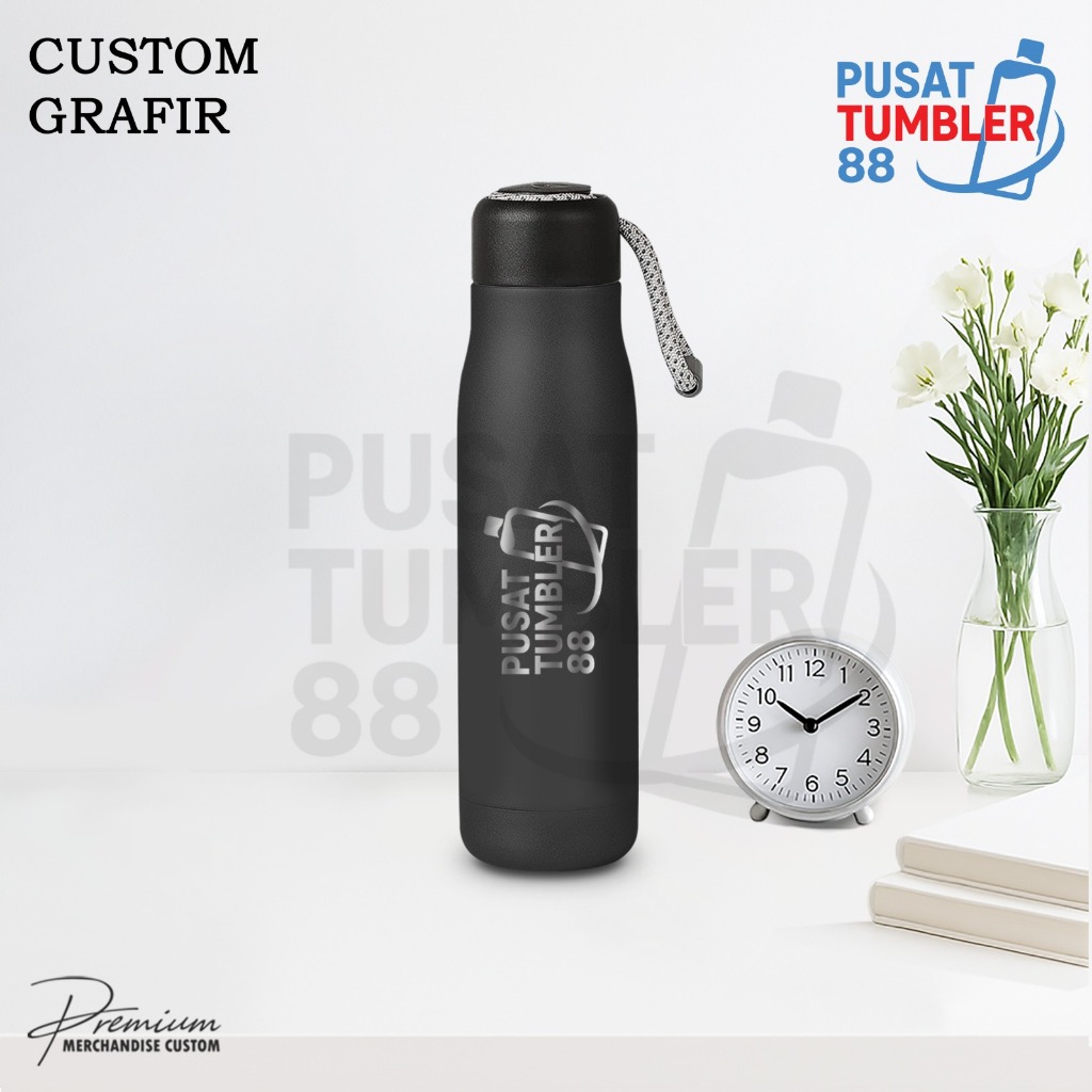 Jual Custom Grafir Laser Tumbler Sport Tali 500ml Stainless New Tumbler ...