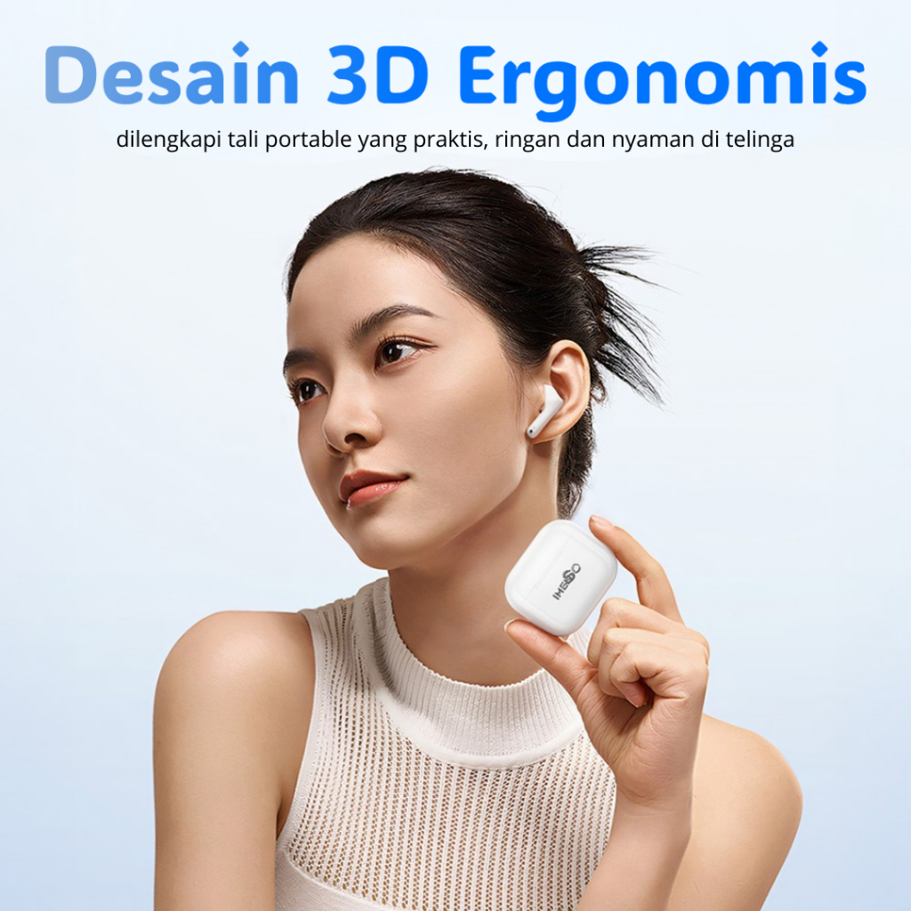 Jual [FREE CASING TWS] IMENSO E2018 TWS Mini Headset Nirkabel Bluetooth ...
