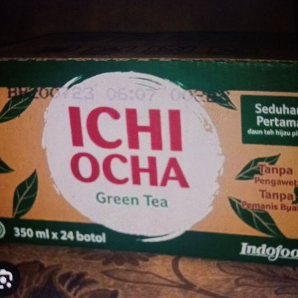 Jual ichi ocha rasa green tea (1karton/24btl/350ml) | Shopee Indonesia