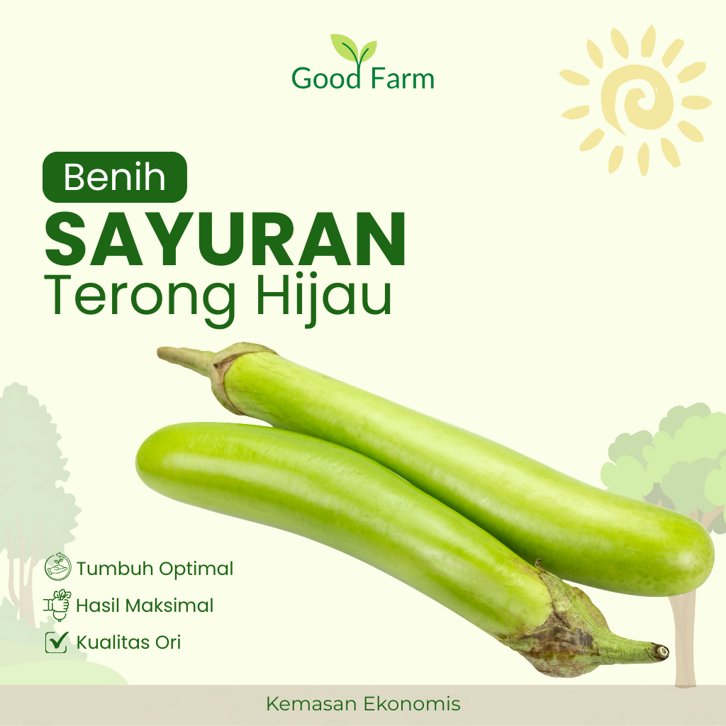 GoodFarm - Benih Terong Hijau Ekonomis