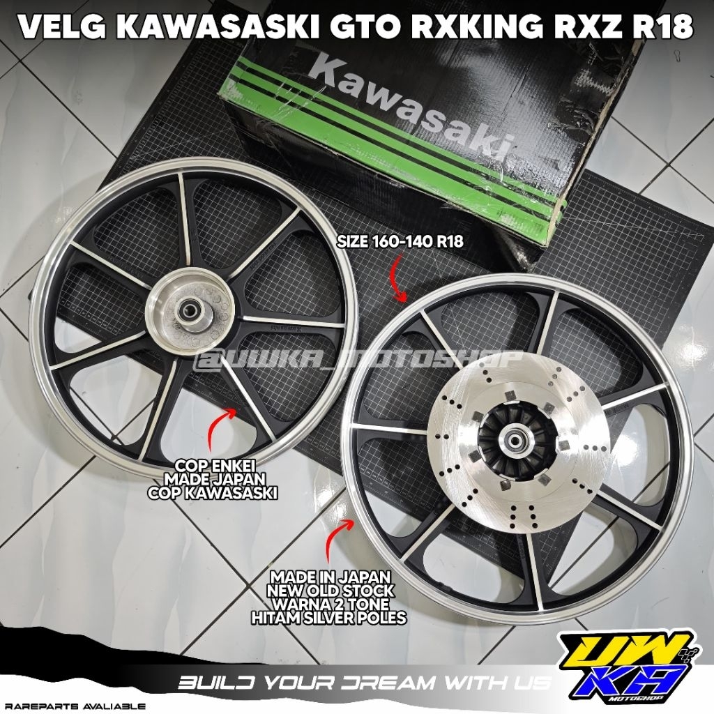 Jual velg Kawasaki gto RX-King rxz R18 | Shopee Indonesia