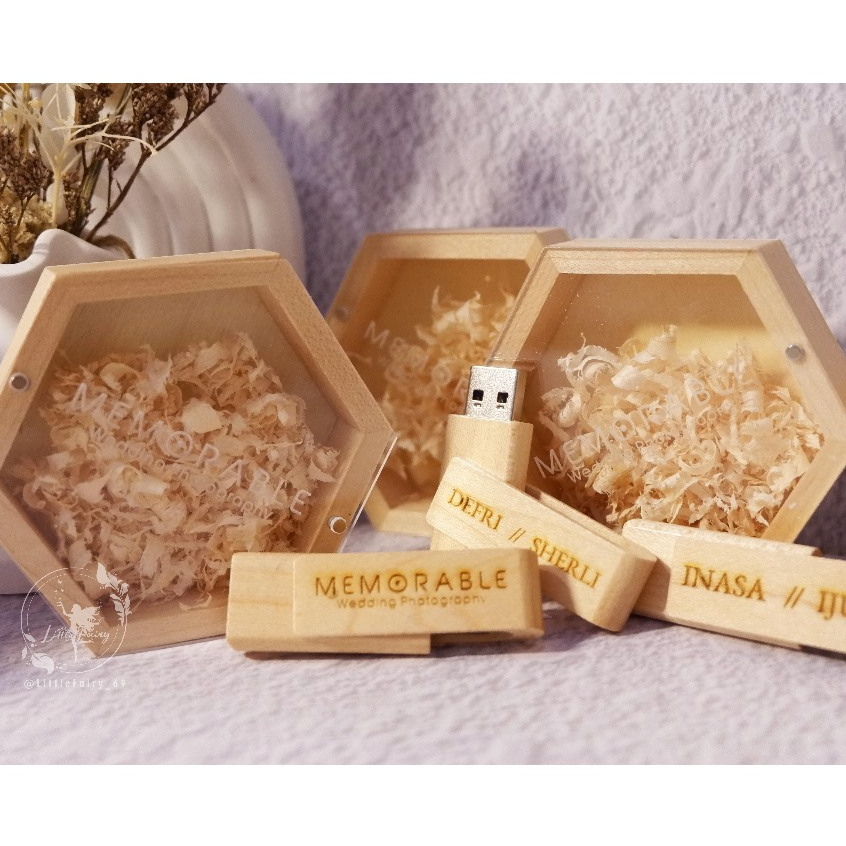 Jual Flashdisk Kayu Akrilik / Flashdisk Wooden / Flashdisk Akrilik ...