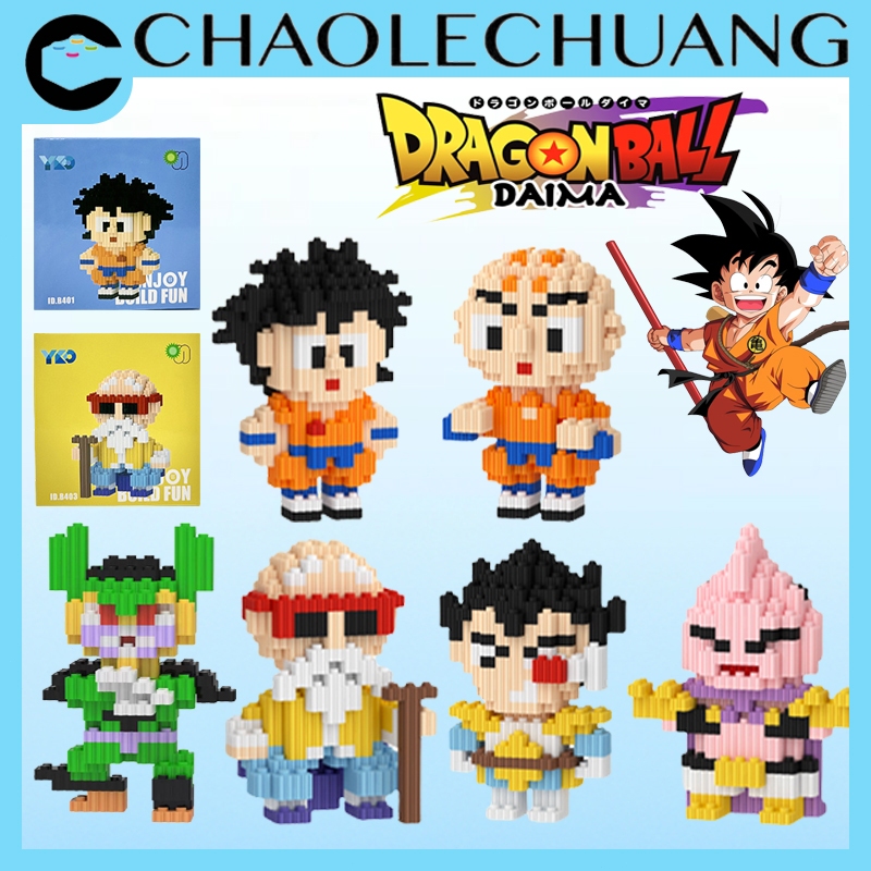 Jual CHAOLECHUANG Nano Blocks Dragon Ball Mini Series 3D Model Bangunan ...