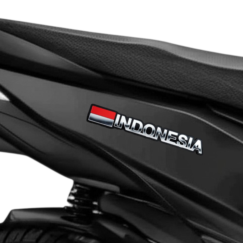 Jual ((GS)) Emblem INDONESIA Tulisan 3D Logo Indonesia Stiker Timbul ...
